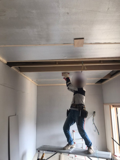 청송신씨문중종택 단열 목공사 작업