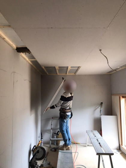 청송신씨문중종택 단열 목공사 작업