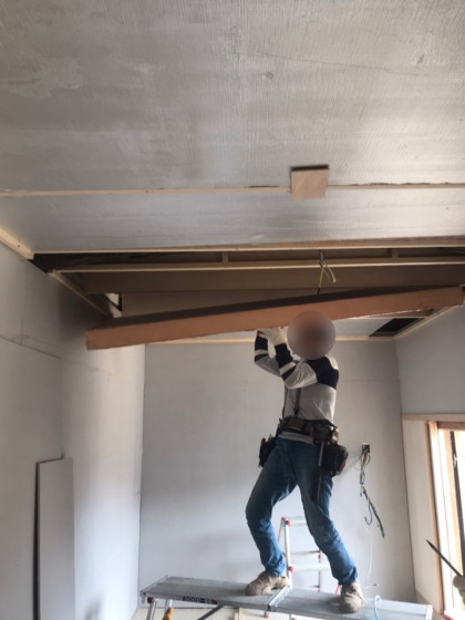 청송신씨문중종택 단열 목공사 작업