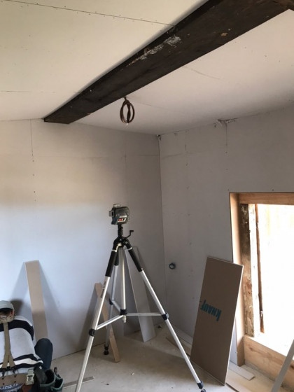 청송신씨문중종택 단열 목공사 작업