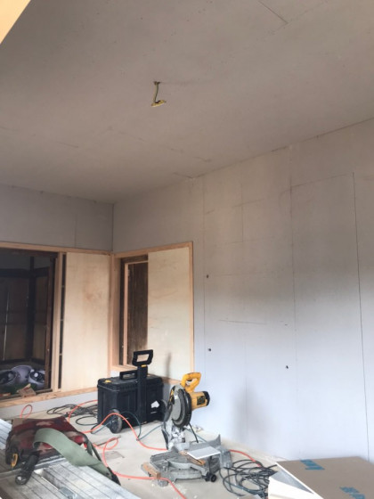 청송신씨문중종택 단열 목공사 작업